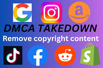 send dmca takedown notice to remove leaked and copyright content from internet