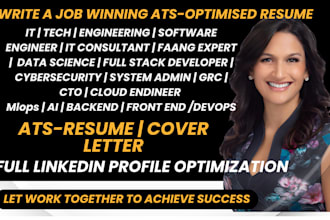 write tech resume cv for IT, faang, software engineering and cybersecurity roles