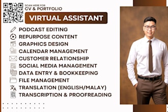 be your administrative and creative virtual assistant