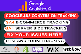 install google ads conversion ecommerce event tracking, tag manager, analytics 4