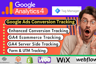 setup ga4 event, ads conversion ecommerce tracking, google tag manager