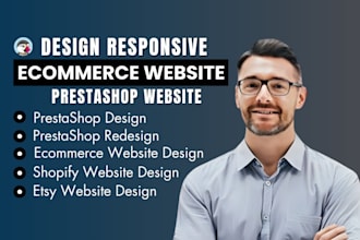 design redesign build rebuild your ecommerce site on prestashop etsy shopify