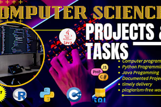 do computer science assignment, cpp, java ,python programming tasks and project