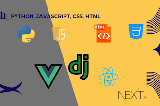 write any python, javascript, CSS, HTML script