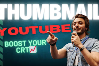 design catchy youtube thumbnails