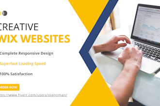 built wix website, redesign wix