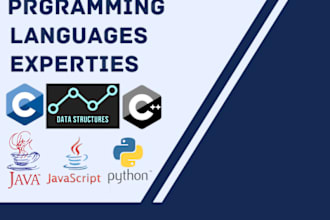 do c,cpp,java,data structure and alogrithm tasks or projects