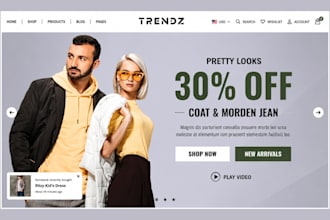 clothing shopify store fashion website online boutique website clothing website