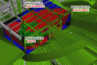 prepare fire, gas detection layouts on detect3d