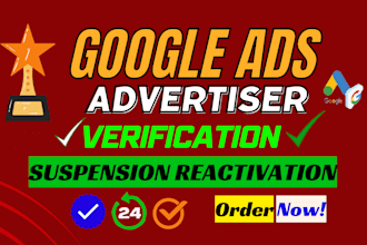 fix google ads advertiser verification in 24 hours and run ads campaign