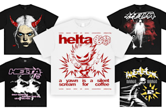 create grunge streetwear  y2k clothing design for your brand