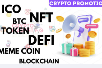 do marketing for ico ieo btc defi nft airdrop token meme coin crypto projects