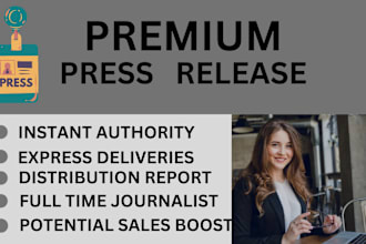 do press release and press distribution write a press release