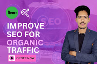 do complete monthly seo service and optimization organic traffic