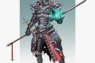 character design your dnd campaign character in my style