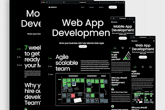 design custom premium figma website with micro interactions