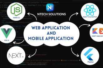 be full stack developer of your mobile and web applications