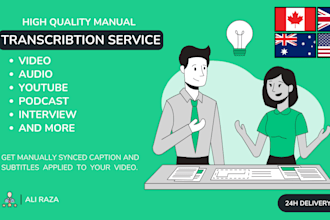 transcribe your audio and video, fast subtitles and transcription services