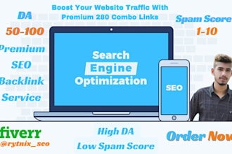 do 280 premium seo mix backlinks service