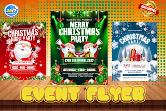 design a professional flyer and poster within 12 hours