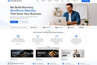 create unique wordpress website for your business