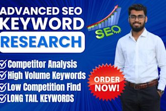 do seo keyword research and competitor analysis