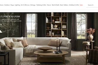 design a modern home accessories shopify store home decor website