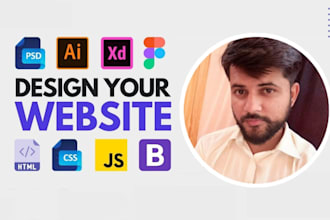 convert PSD, xd, figma, sketch to responsive HTML website