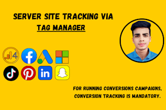 fix or setup server site conversion tracking, via google tag manager