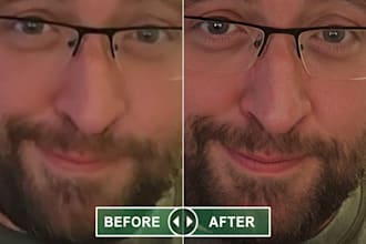 professionally enhance and restore blurry images