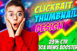 design eye catchy gaming, anime and professional youtube thumbnails and banner