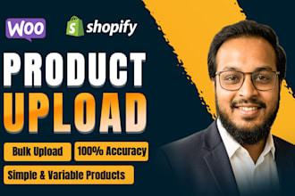 do bulk product upload to woocommerce or shopify store