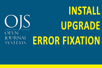 install, upgrade, updated template customize of ojs, omp, preprints