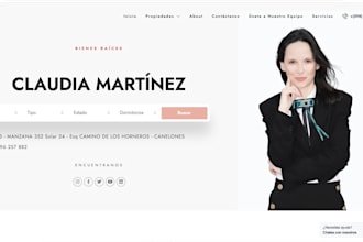 global real estate web design