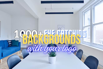 design  fully customized office zoom virtual background