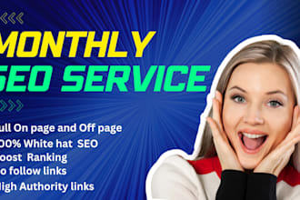 do monthly SEO service to rank your website