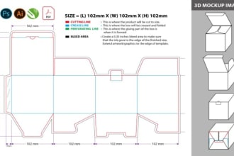 do product packaging box design, packaging design or dieline