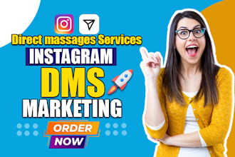 sent instagram dms to targeted audience and direct massage marketing promotion