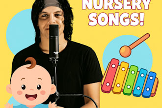 sing and produce kids nursery rhymes