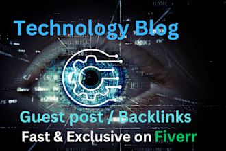 publish technology guest post with authority backlinks