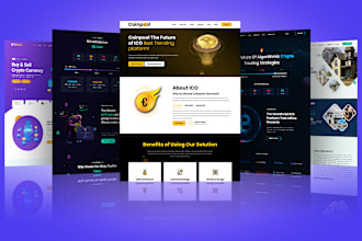 build cryptocurrency ico token selling or crypto ico presale wordpress website