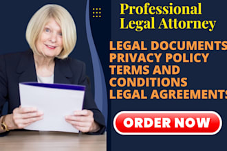 write terms and conditions, cookie policy and legal agreement