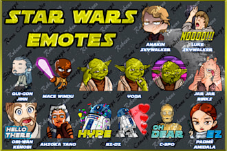 make star wars characters emotes