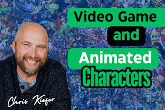 be the male voice over for your characters