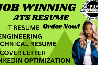 craft resumes, cover letters, and linkedin profiles for engineering and IT roles