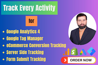 setup google tag manager ga4 and ecommerce tracking with GTM