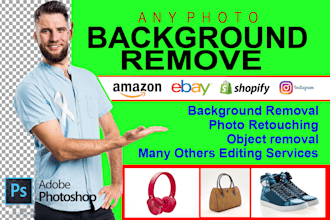 photo background removal cut out image retouching image resize