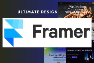 design and develop framer website, figma to framer