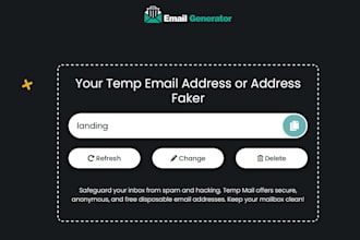 develop temp mail, disposable mail, temporary email website