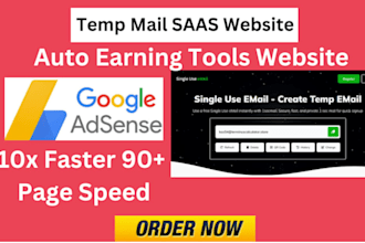 build a temp mail, disposable email, or trash mail saas website